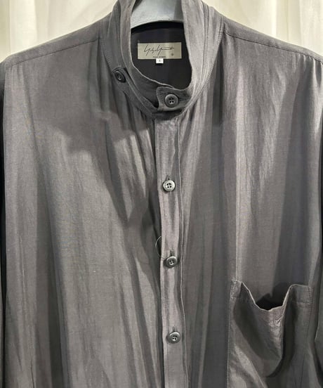 2019AW yohji yamamoto pour homme スタンドカラーロングシャツ（HC-B58-208）