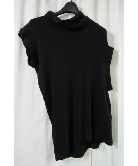 Y's yohji yamamoto アシメトリーデザインニットカットソー YK-T06-540