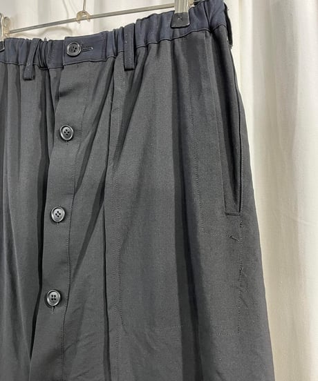 2014AW yohji yamamoto +NOIR 綿 ガウチョパンツ（NF-P38-816）