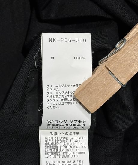 2017AW B yohji yamamoto ラップパンツ（NK-P56-010）