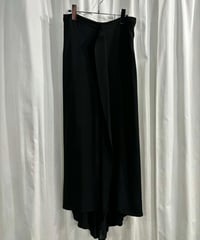 yohji yamamoto ＋NOIR シルク ロングスカート（NM-S02-404）