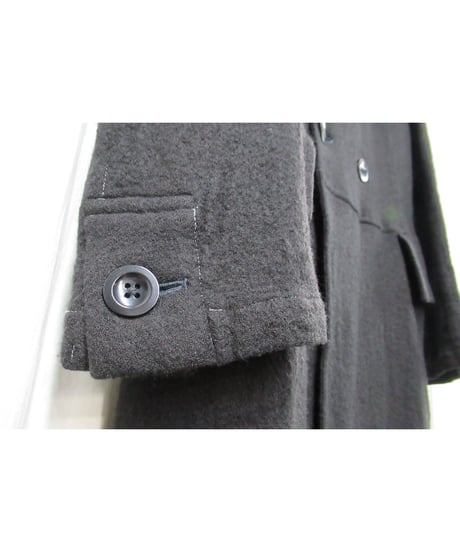 07aw yohji yamamoto pour homme スタンドカラー ダブル ロングジャケット（HX-J67-137）