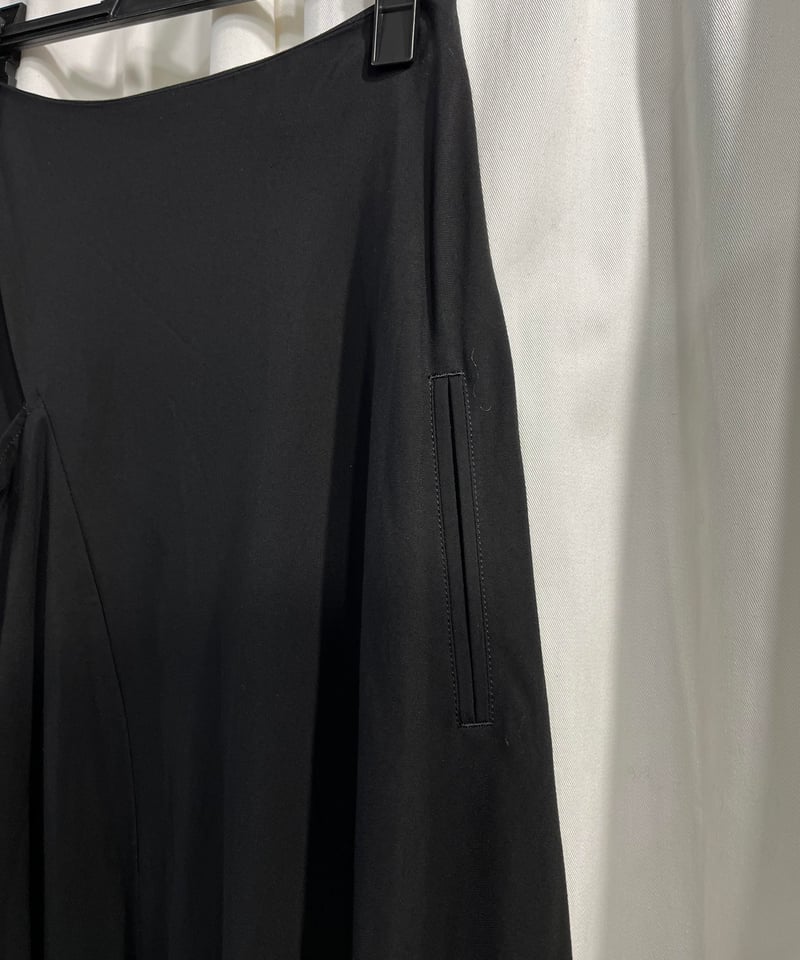 【新品】ヨウジヤマモト レーススカート ブラック ロング モード サイズ1 新品】ヨウジヤマモト レーススカート ブラック ロング モード サイズ1