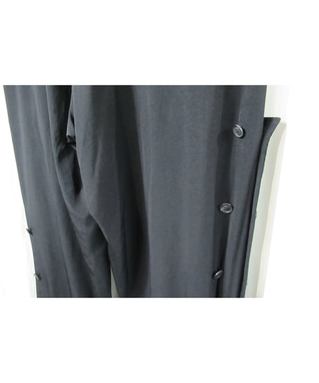 17ss yohji yamamoto pour homme  多釦 アシメリーデザインパンツ（HD-P60-500）