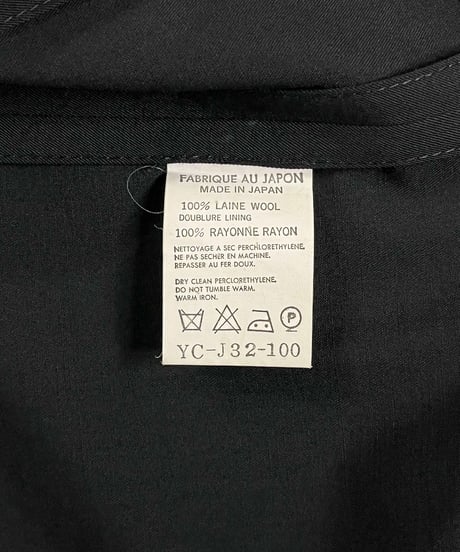Y's yohji yamamoto 半袖ジャケット（YC-J32-100）
