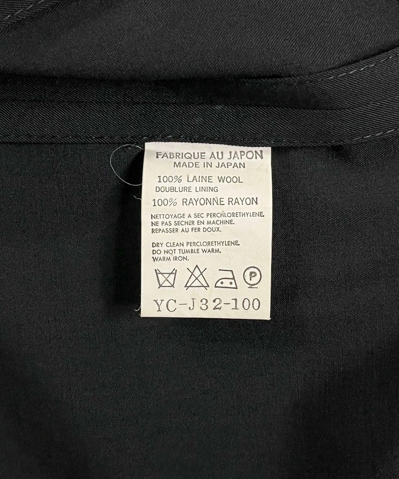 Y's yohji yamamoto 半袖ジャケット（YC-J32-100） | LA GRA