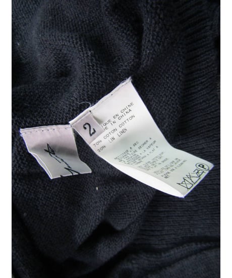 12ss yohji yamamoto femme ノースリーブロングデザインニット FB-K12-584