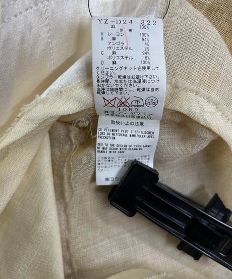 Y's yohji yamamoto ノースリーブデザインドレス（YZ-D24-322）