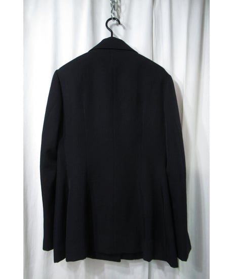 04aw yohji yamamoto femme 紺 ポケットデザイン ダブルジャケット（FJ-J06-803）