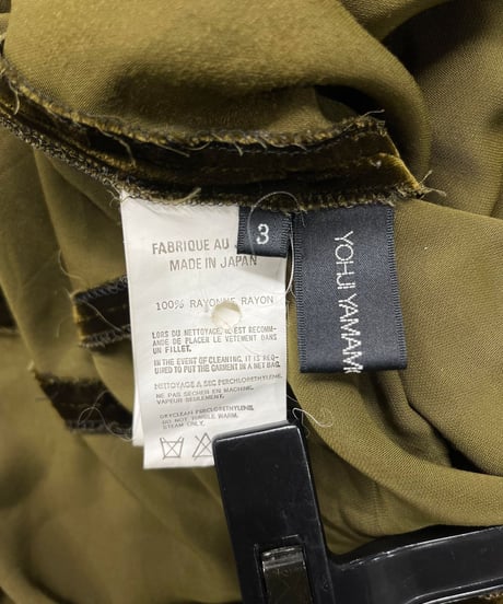 2000AW yohji yamamoto +NOIR ベロアノースリーブワンピース（NT-D15-203）