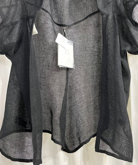 未使用 Y's yohji yamamoto シースルー ビッグカーディガン（YO-J12-309）