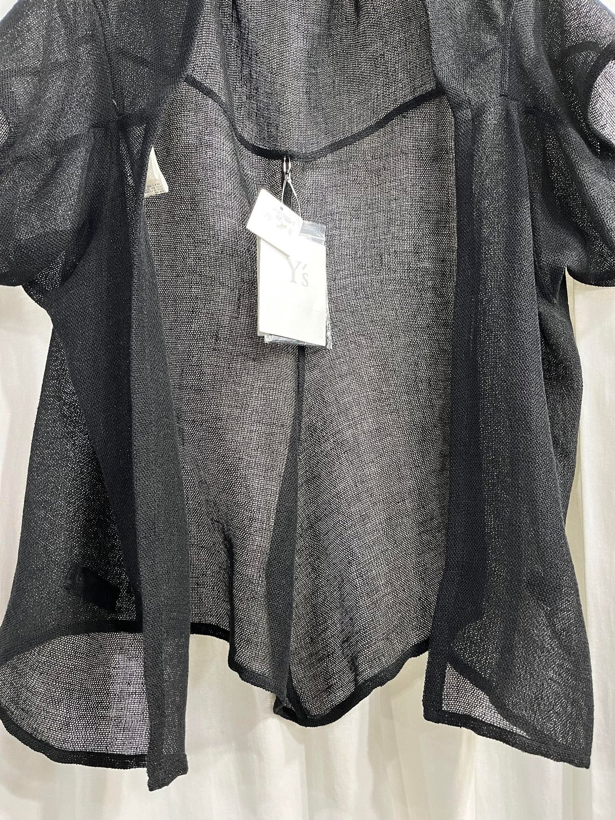 未使用 Y's yohji yamamoto シースルー ビッグカーディガン（YO-J12-3