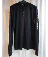 Y-3 yohji yamamoto レオパード切替 ヘンリーネックカットソー 3C-1
