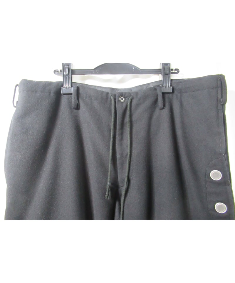 yohji yamamoto pour homme replica ワイドパンツ yohji yamamoto pour homme 黒 レプリカ アイレットヒモワイド
