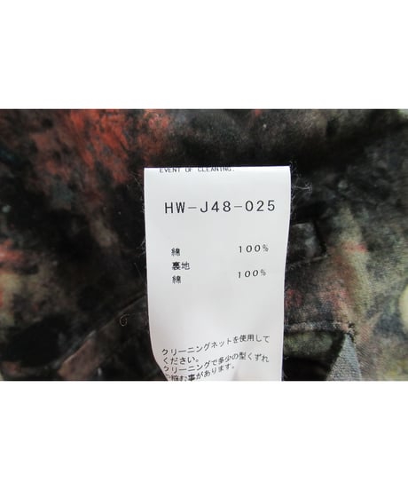 18ss yohji yamamoto pour homme ペイントデザインジャケット HW-J48-025