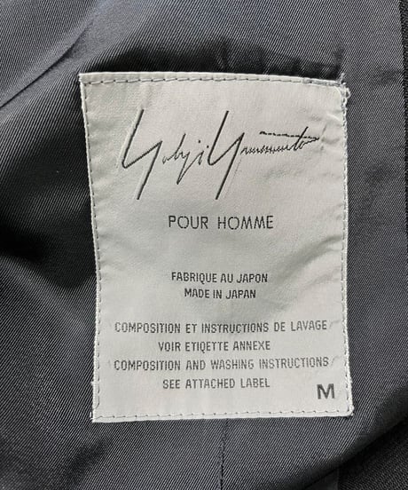 2018AW yohji yamamoto pour homme 4釦デザインジャケット（HV-J24-146）