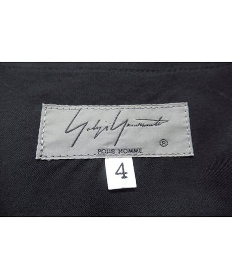 17ss yohji yamamoto pour homme フロントレイヤードデザインブラウス（HD-B61-213）