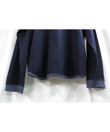 Y's for men yohji yamamoto ボーダー切替ハイネックカットソー MI-T34-147