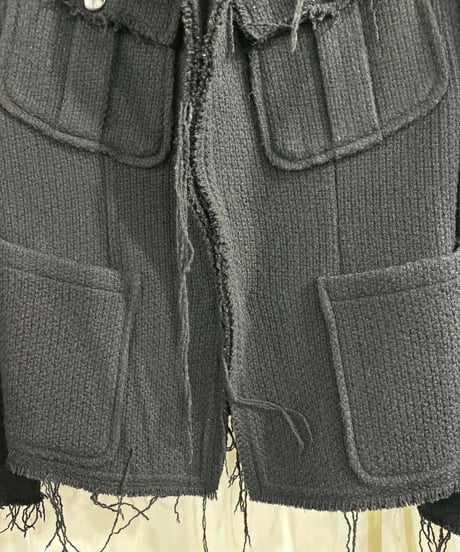 Y's yohji yamamoto ほつれニットジャケット（YD-J29-106）