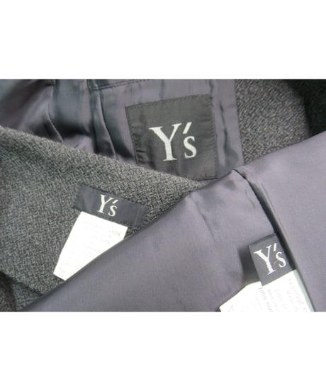 新品 Y's yohji yamamoto グレー シンプルセットアップ YH-J06-107