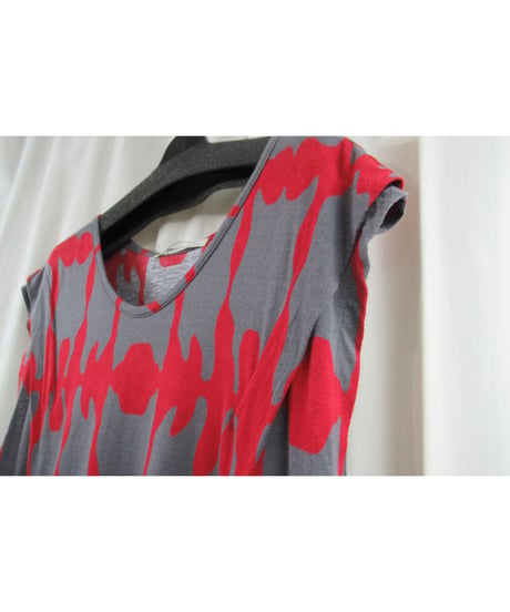 LIMI feu yohji yamamoto 袖デザインノースリーブカットソー（LO-T46-059）
