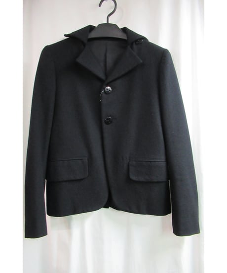 Y's yohji yamamoto 黒 変形襟デザインジャケット YX-J03-104