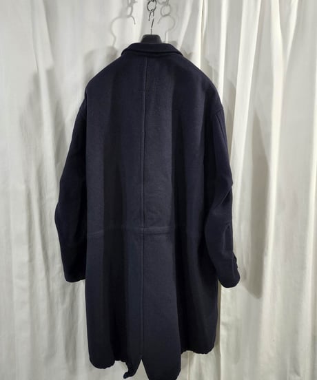 1980's yohji yamamoto pour homme 丸文字 紺 モッズコート  （Y-C2）