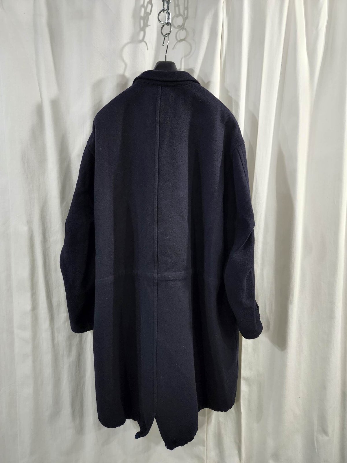 1980's yohji yamamoto pour homme 丸文字 紺 モッズコート （Y-C2）