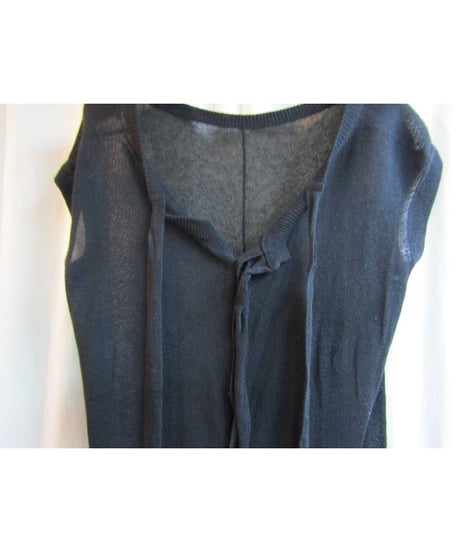 12ss yohji yamamoto femme ノースリーブロングデザインニット FB-K12-584