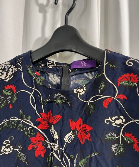Y's TAKESHIKOSAKA yohjiyamamoto 花柄半袖ブラウス（YY-B53-233）