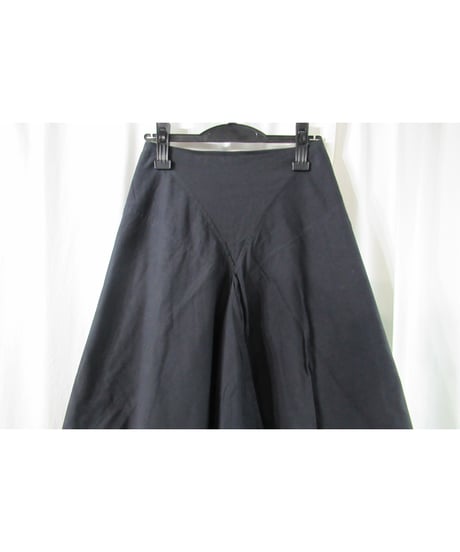80's GOTHIC YOHJI YAMAMOTO アシメトリーデザインフレアスカート 1010