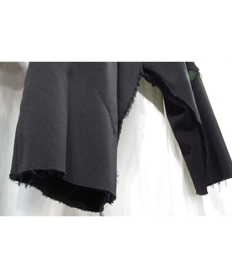 15aw yohji yamamoto pour homme 切りっぱなし 裾レイヤードデザイン サルエルパンツ（HY-P1）