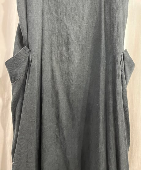 Y's yohji yamamoto ノ－スリーブ デザインワンピース（YB-D03-201）