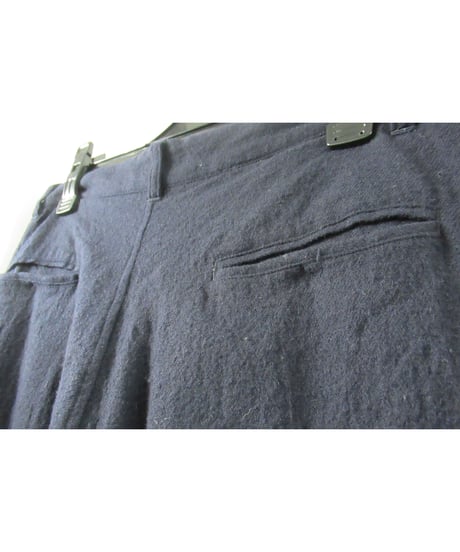 Y's yohji yamamoto 紺 ストレートパンツ YY-P14-109