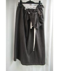 Y's yohji yamamoto 巾着付きデザインスカート YZ-T92-470