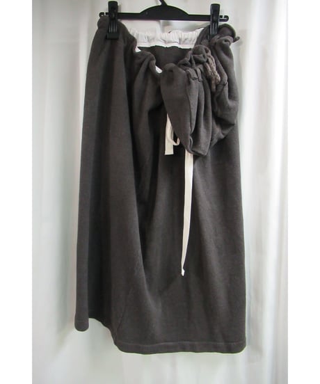 Y's yohji yamamoto 巾着付きデザインスカート YZ-T92-470