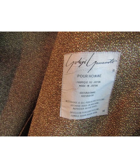 80’s yohji yamamoto pour homme vintage 水牛釦デザインジャケット HJ-17