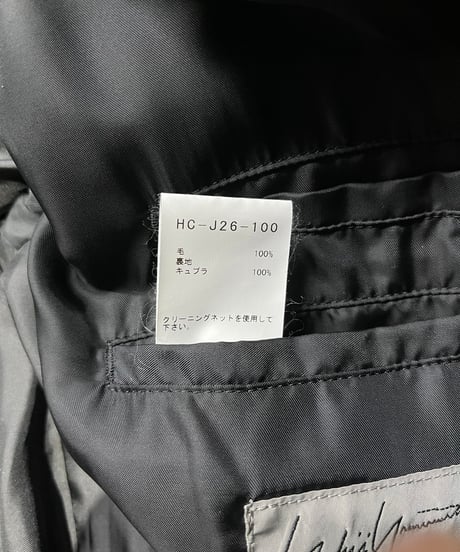 2019AW yohji yamamoto pour homme アシメトリーデザインジャケット サイズ２（HC-J26-100-2）