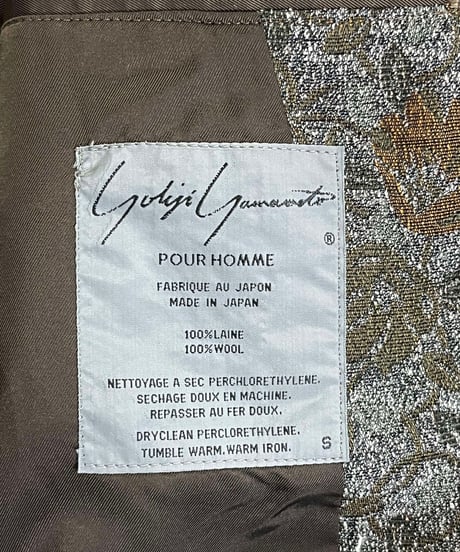 1980's yohji yamamoto pour homme vintage Harris Tweed ダブルジャケット（H-J-113xxx）