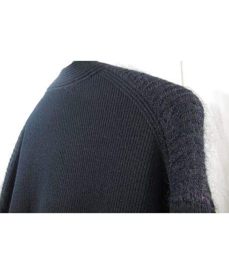 yohji yamamoto pour homme 切替えデザインニット（HK-5）