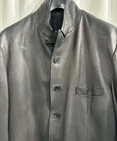 未使用 2010SS yohji yamamoto pour homme レザージャケット（HJ-J59-751）