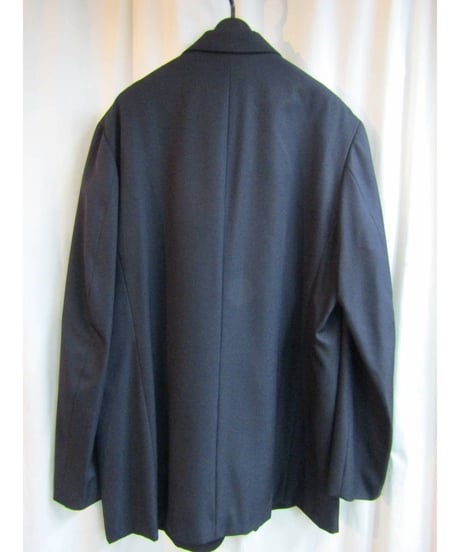 02aw yohji yamamoto pour homme 紺 レオパード切替ジャケット HM-J12-102