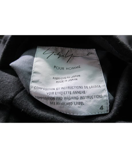 yohji yamamoto pour homme リバーシブル シンプルジャケット（HM-J47-886）