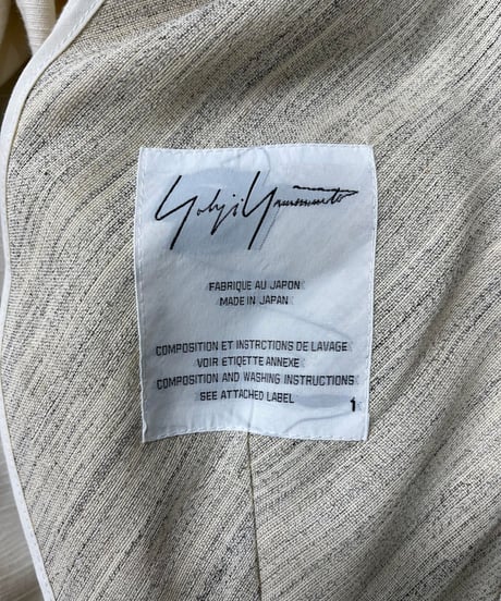 2012SS yohji yamamoto femme デザインジャケット（FB-J25-027）