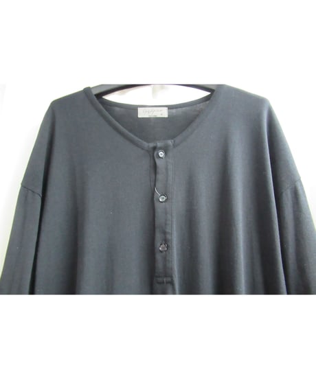 18aw yohji yamamoto POUR HOMME プリントデザイン 長袖ロングカットソー （HV-T10-072）