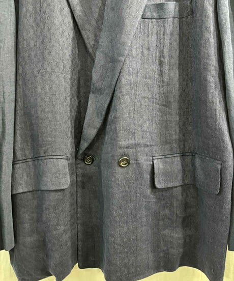 1980's COMME des GARCONS HOMME PLUS 麻ダブルジャケット（PJ-11068M）
