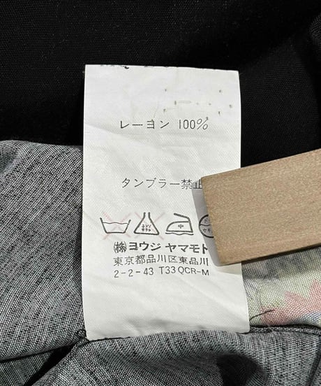 Y's for men yohji yamamoto レ－ヨンブラウス（MQ-B07-221）
