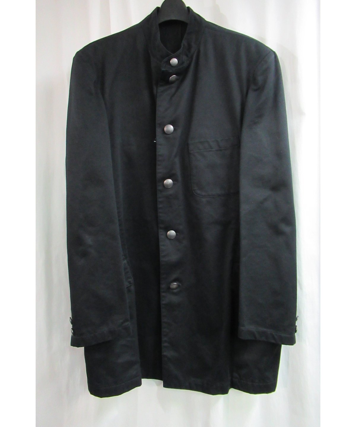 YOHJI YAMAMOTO HOMME 15SS 11ボタンジャケット yohji yamamoto - J-箱PK一重J (BLUE GREY) ボックスポケット