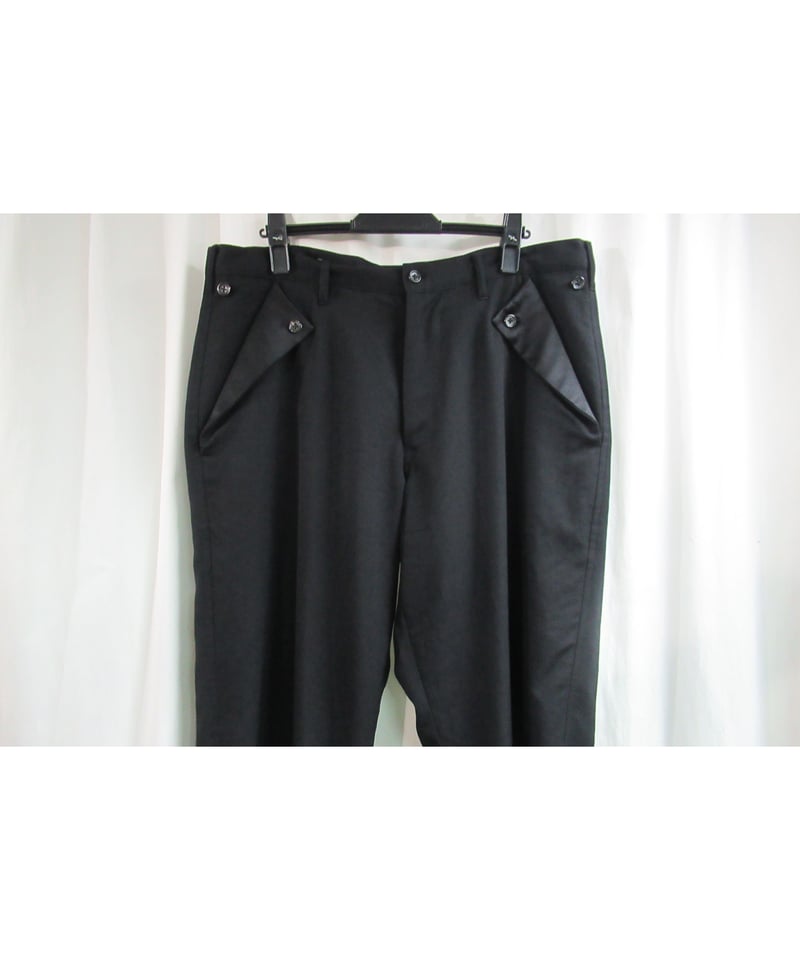 yohji yamamoto pour homme ポケットデザインテーパードパンツ