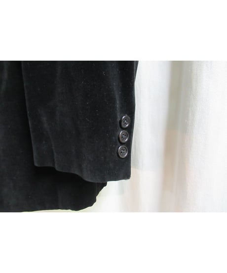yohji yamamoto COSTUME D' homme 襟デザインベロアジャケット HV-J84-022